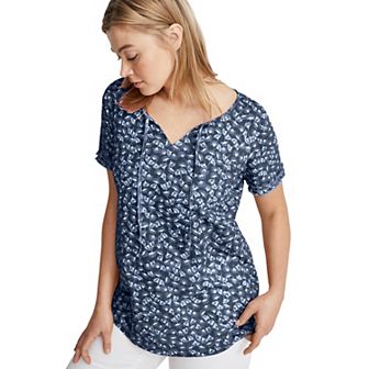 ellos Plus Size Keyhole Tee