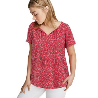 Ellos Plus Size Keyhole Tee