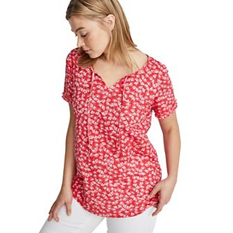 ellos Plus Size Keyhole Tee