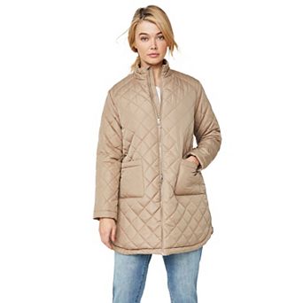 Ellos Plus Size Quilted Zip Jacket
