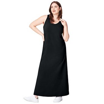 ellos Plus Size Sleeveless Knit Maxi Dress
