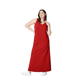 ellos Plus Size Sleeveless Knit Maxi Dress