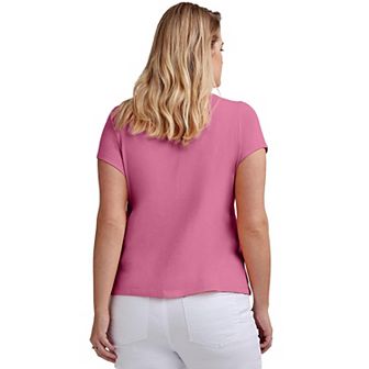 ellos Plus Size Scoop Neck Tee