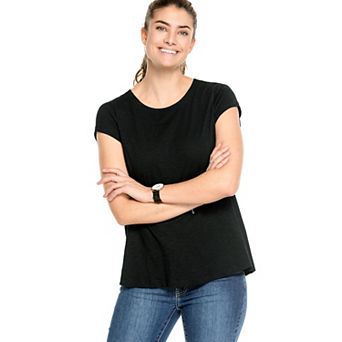 ellos Plus Size Trapeze Knit Tee