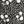 Black White Ditsy
