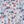 Blue Red Ditsy