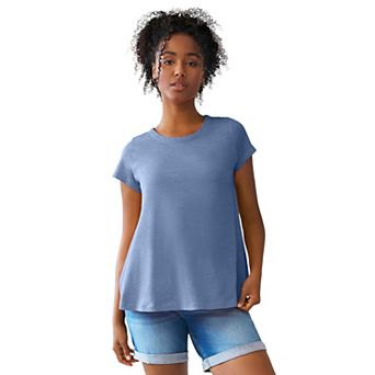 ellos Plus Size Trapeze Knit Tee