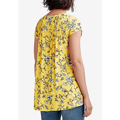 ellos Plus Size Smocked Tunic