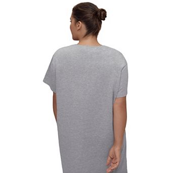 ellos Plus Size V-Neck Sleep Shirt