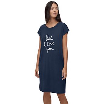 ellos Plus Size V-Neck Sleep Shirt