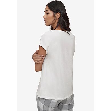 ellos Plus Size Screen-Print Sleep Tee