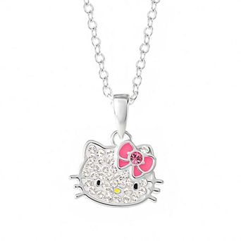 Sanrio Hello Kitty Silver Plated Pendant Necklace