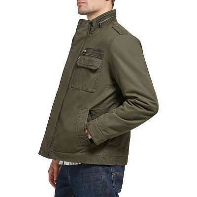 Men s Levi s Cotton Filled Military Jacket