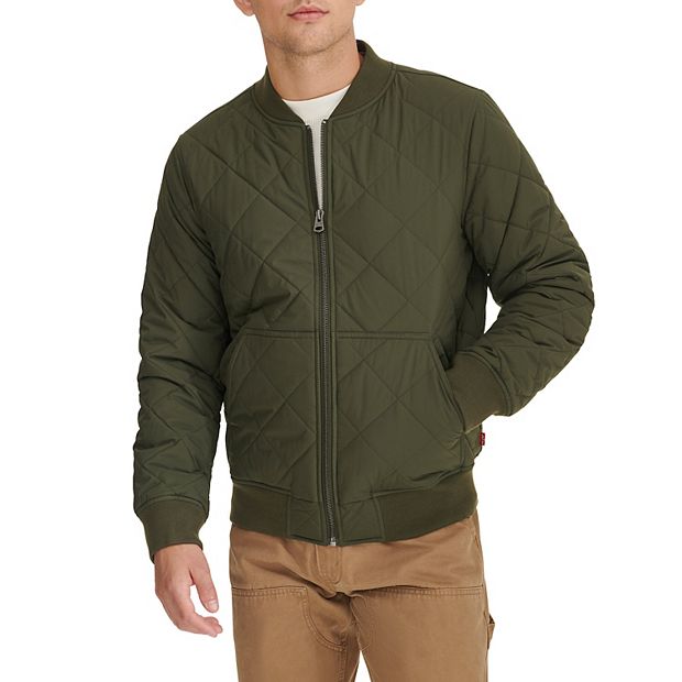 Men s Levi s Stretch Quilted Bomber Jacket