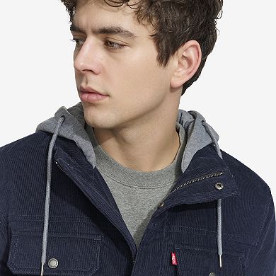 Men's Levi's Hooded Corduroy Shacket