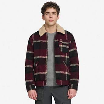 Men's Levi's® Wool Blended Depot Jacket with Sherpa Collar