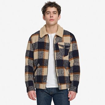 Men's Levi's® Wool Blended Depot Jacket with Sherpa Collar