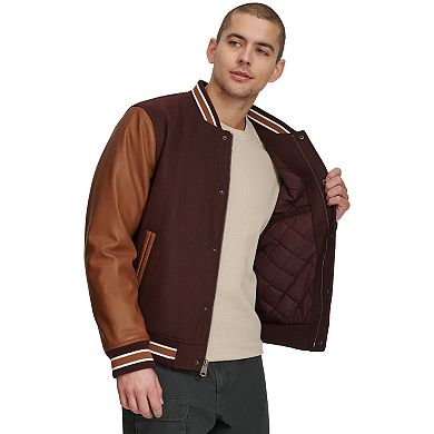 Men's Levi's® Mixed Media Letterman Bomber Jacket