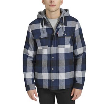Men's Levi's® Shirt Jacket with Fleece Hood