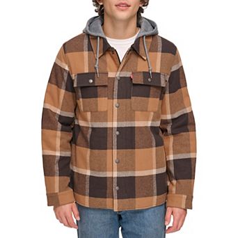 Men's Levi's® Shirt Jacket with Fleece Hood