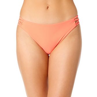Juniors' Hurley Strappy Moderate Coverage Bikini Bottoms