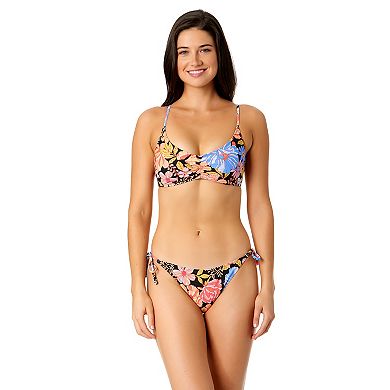 Juniors' Hurley Dahlia Dreams Shirred Adjustable Bralette Swim Top