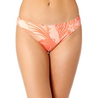Juniors' Hurley Mahalo Ribbed Bikini Bottoms