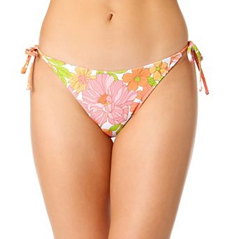 Juniors' Hurley Dahlia Dreams Side Tie Swim Bottoms