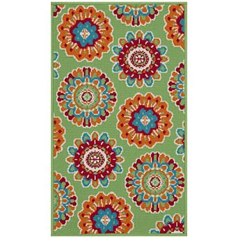Sonoma Goods For Life® Floral Medallion Indoor / Outdoor Area or Throw Rug