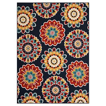 Sonoma Goods For Life® Floral Medallion Indoor / Outdoor Area or Throw Rug