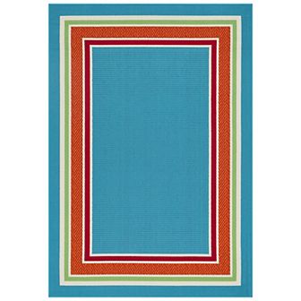 Sonoma Goods For Life® Border Stripe Indoor/Outdoor Area Rug