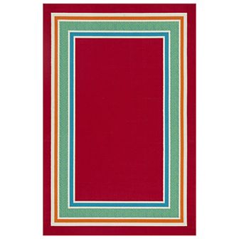 Sonoma Goods For Life® Border Stripe Indoor/Outdoor Area Rug