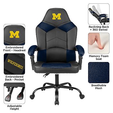 NCAA Michigan Wolverines Oversized Office Chair