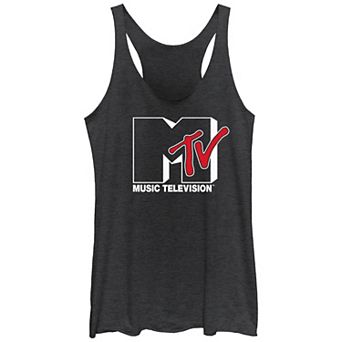 Juniors' MTV Simple Logo Racerback Tank Top