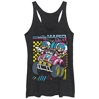 Juniors' Nintendo Mario Kart Ready To Cross The Line Racerback Tank Top