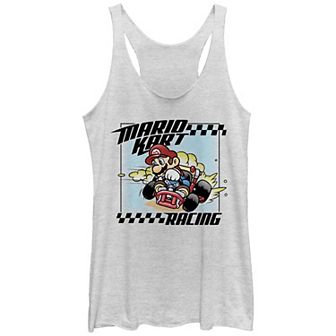 Juniors' Nintendo Mario Kart Racing Racerback Tank Top