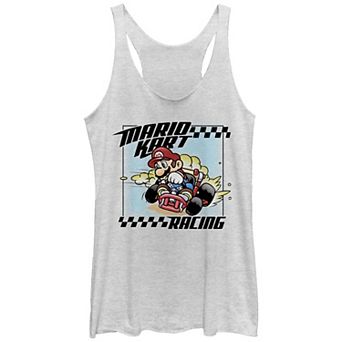 Juniors' Nintendo Mario Kart Racing Racerback Tank Top