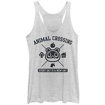 Juniors' Nintendo Animal Crossing Everyday Is A New Day Racerback Tank Top