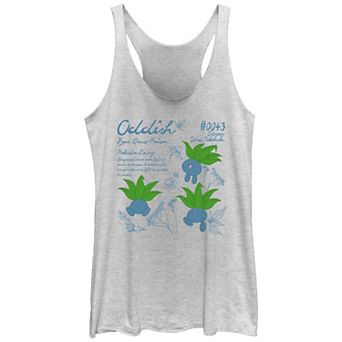 Juniors' Pokemon Oddish Study Racerback Tank Top