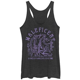 Disney's Villains Maleficent Quotes Juniors' Racerback Tank Top