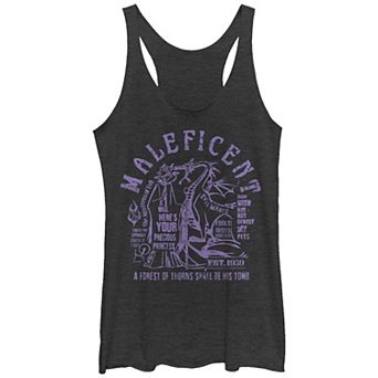 Disney's Villains Maleficent Quotes Juniors' Racerback Tank Top