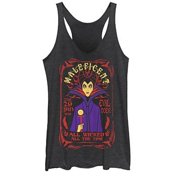 Disney's Villains Maleficent Evil Doer Since 1959 Juniors' Racerback Tank Top