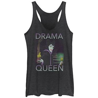 Disney's Villains Maleficent Drama Queen Juniors' Racerback Tank Top
