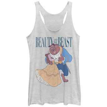 Disney's Beauty And The Beast Dance Poster Juniors' Racerback Tank Top