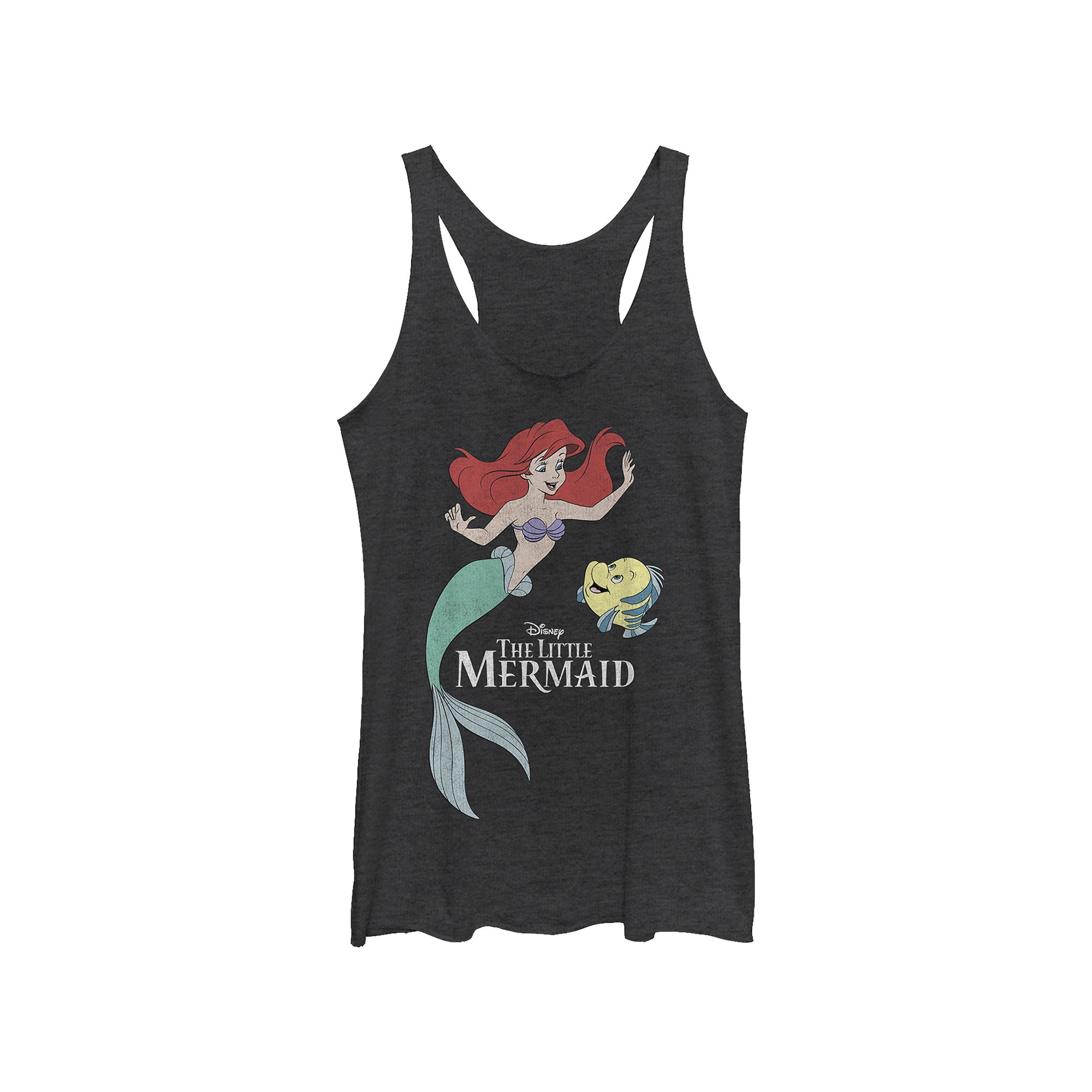 Disneys The Little Mermaid Ariel Aquatic Friends Juniors Racerback Tank T