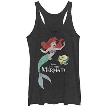 Disney's The Little Mermaid Ariel Aquatic Friends Juniors' Racerback Tank Top