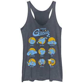 Disney's Aladdin Expressions Of Genie Juniors' Racerback Tank Top
