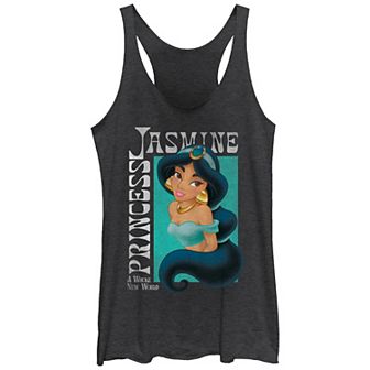 Disney's Aladdin Princess Jasmine Poster Juniors' Racerback Tank Top