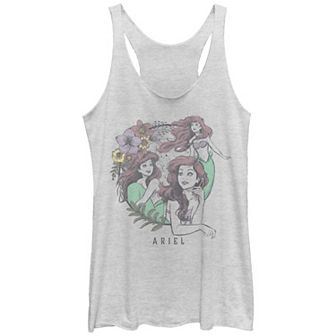 Disney's The Little Mermaid Ariel Retro Juniors' Racerback Tank Top