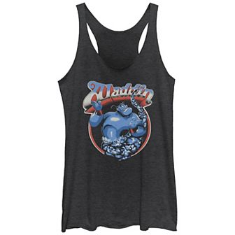 Disney's Aladdin Genie Appearing Juniors' Racerback Tank Top